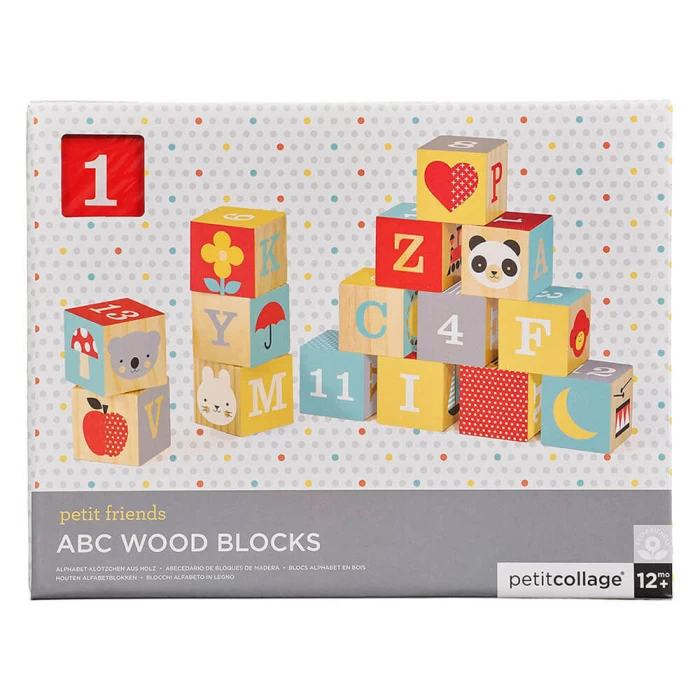 Blocs de fusta ABC - Petit Collage