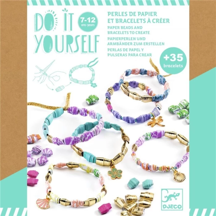 DIY Braçalets elegants i daurats - Djeco