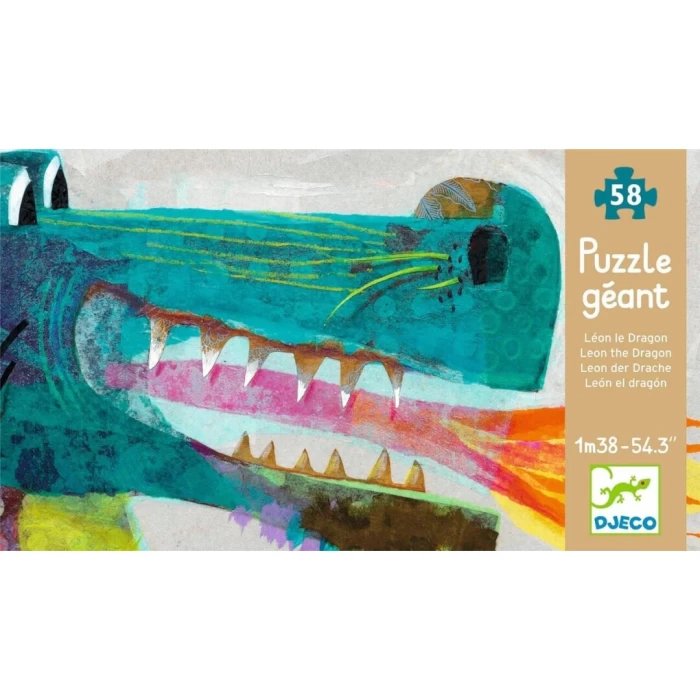 Puzzle gegant "El drac Lleó" - Djeco
