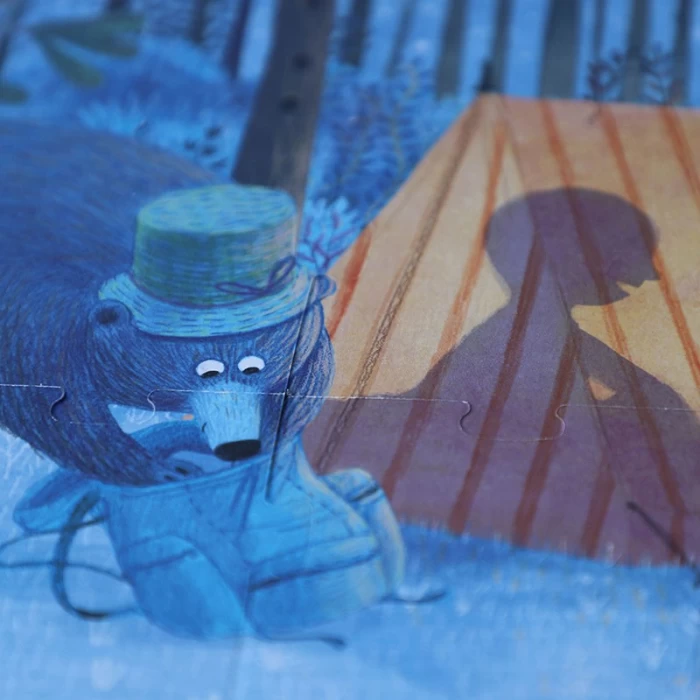 Night and day in the forest puzzle  - Londji