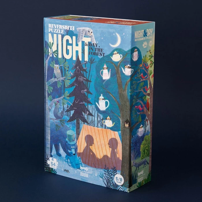 Night and day in the forest puzzle  - Londji