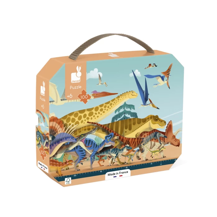 Puzzle panoràmic dino - Janod