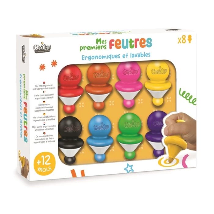 Mis primeros 8 rotuladores de colores - Crealign'