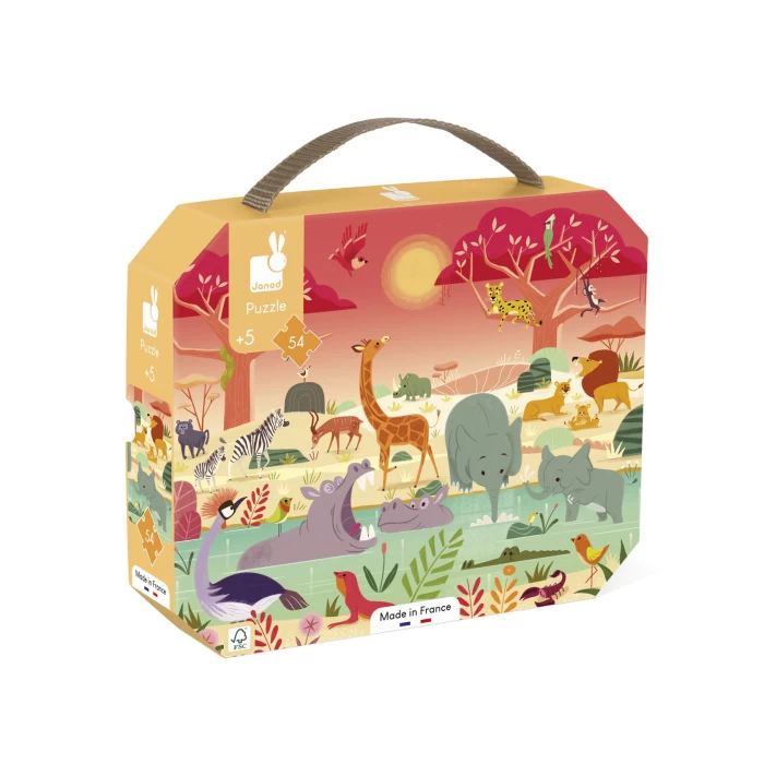 Puzzle "La reserva d'animals" - Janod