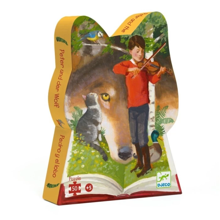 Puzzle silueta "Pere i el llop" - Djeco