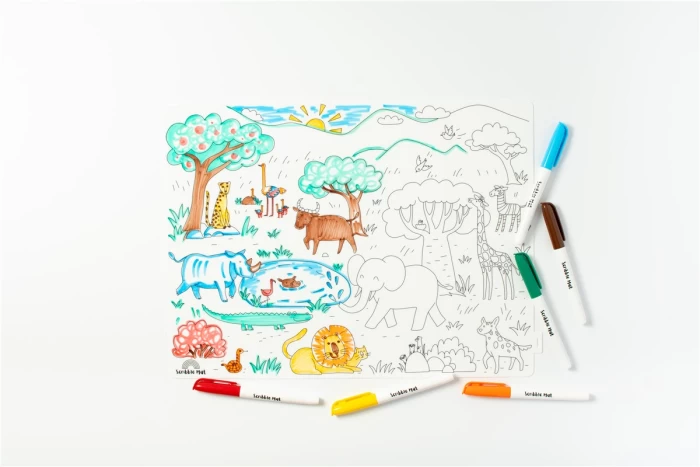 Scribble Mat "Safari" - Juegaconmigo