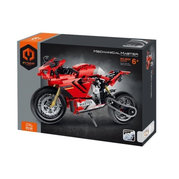 Motocicleta roja 557 pzas - iM.Master