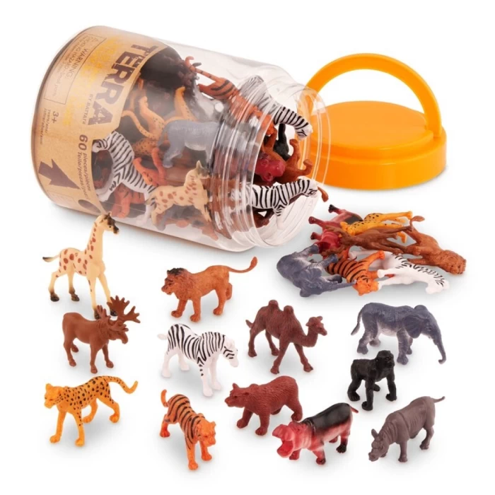 Pot 60 animals salvatges - Terra