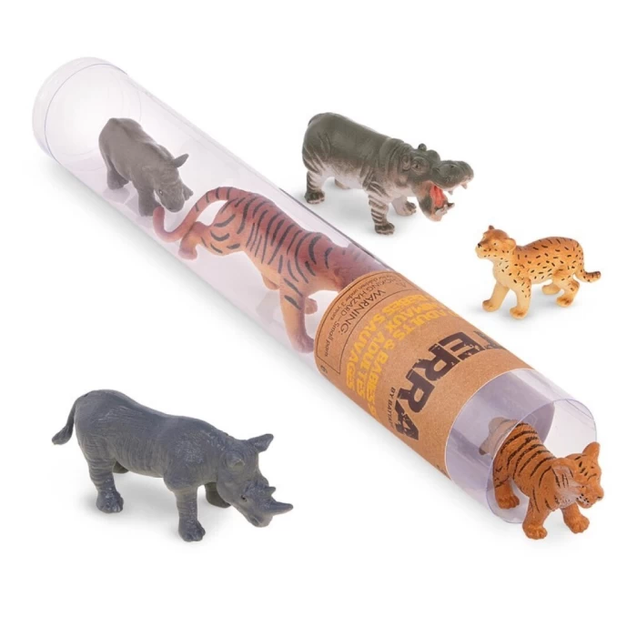 Tub 12 animals salvatges adults - Terra