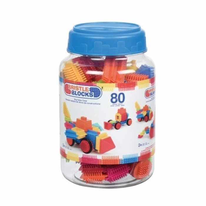 Bote de 80 piezas - Bristle Blocks